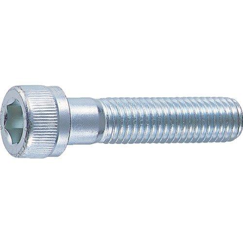 TRUSCO Hexagon Socket Bolt Unichrome Half Thread Size M10 x 50 10 Pieces B62-1050
