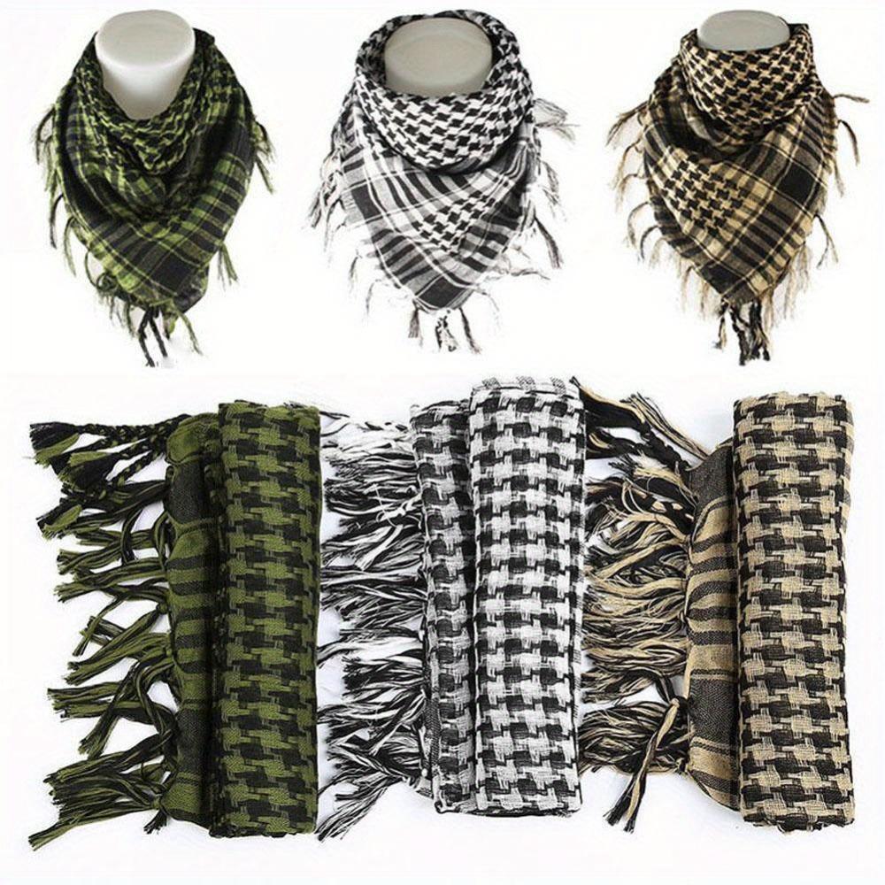 Vojenský Taktický Pouštní Hidžáb Šátek Muslimský Šátek na Hlavu Islám Arabská Keffiyeh Šátky na Hlavu a Krk Zábal pro Muže a Ženy
