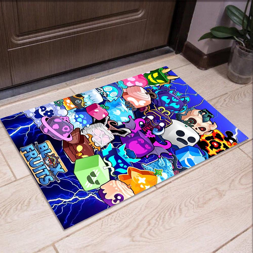 Blox Fruits Printed Carpet,Rug,for Office Chair Living Room Bedroom Kitchen Room Decor Gifts.