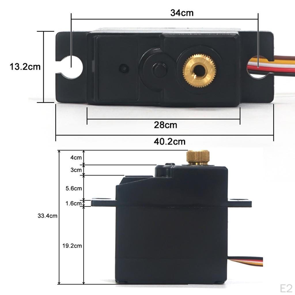 Brushed Digital Servo Gear High Motor for SG1603/1604 RC Model DIY Waterproof