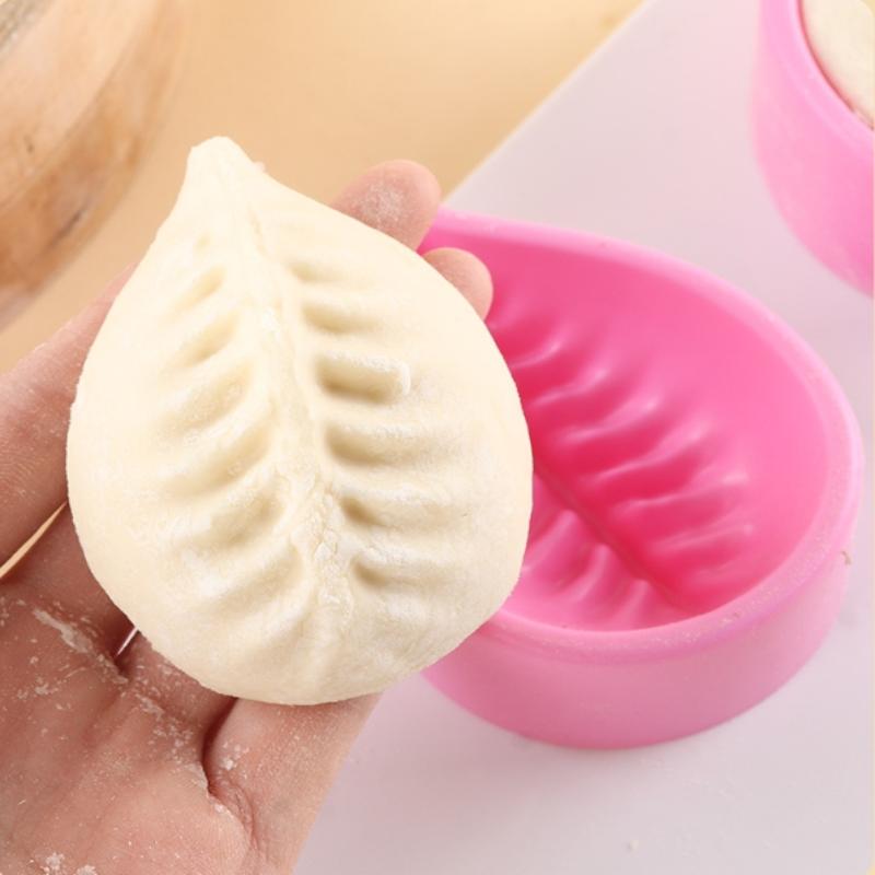 4 Pezzi Timbro per Panini del Festival di Metà Autunno - Stampo Tradizionale Cinese per Panini Pressa per Ravioli Produttore di Dim Sum Stampo in Plastica Fatto in Casa per Xiaolongbao