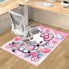 1pc Hello Kitty Pink Floral Rug - Cute Home Decor|Office Carpet|Outdoor Mat|Gift Ideaz2707