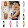 Fashionable Ladies Quartz Watch With Small Dial And Leather Strap Casual Style Waterproof Quartz Movement