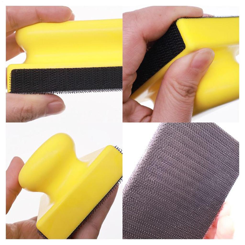 1PC Hand Sanding Block for Woodworking Polishing Supplies Model Sanding Polishing Disc for Renovators Woodworkers Painters