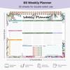 B5 English Weekly Planner: Coil Notebook for Time Tracking, Life Logging, and Meal Management