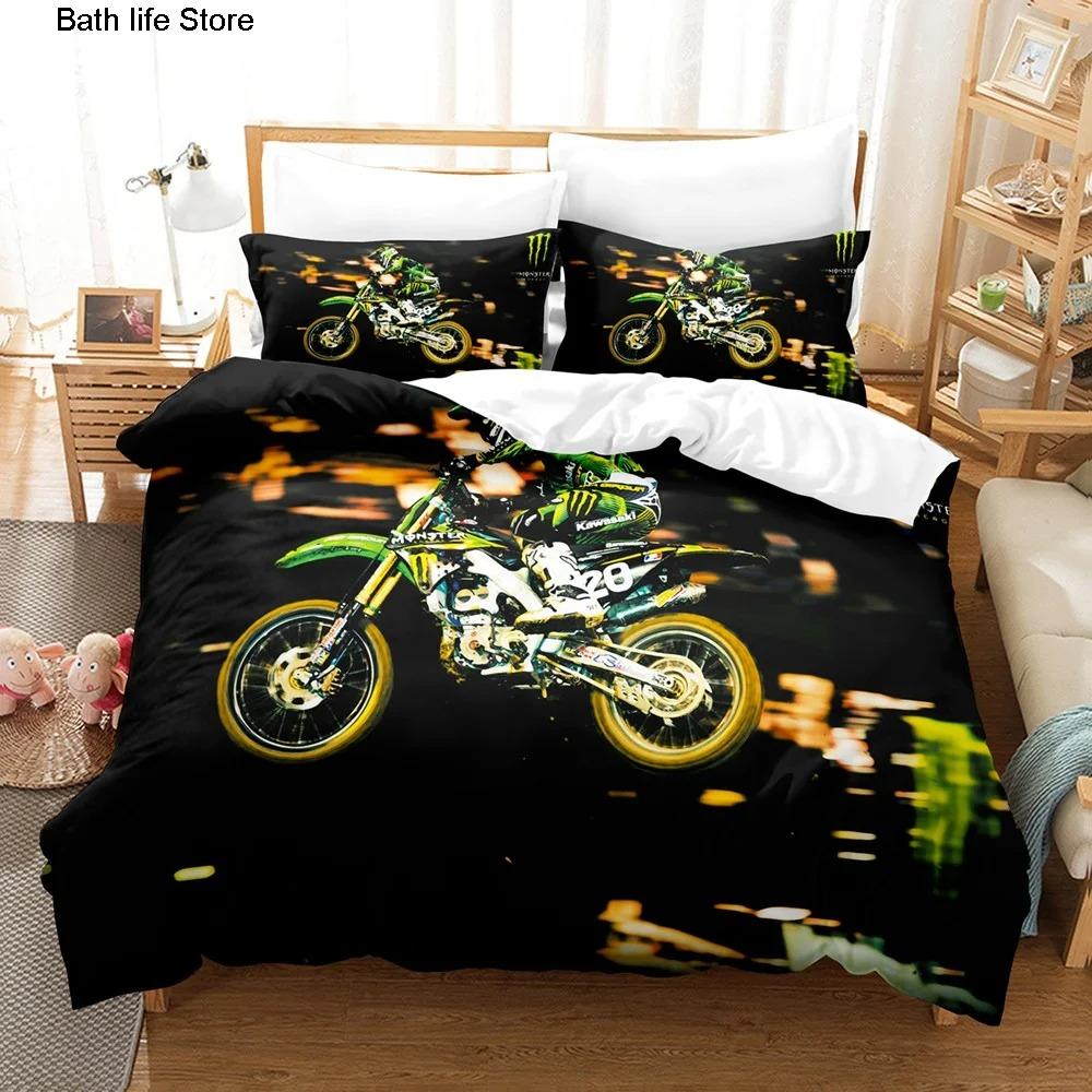 Motor Dekbedovertrek Set Raceauto 3d Dekbedovertrek Set Dekbed Bed 140x200cm Maat Voor Kinderen Mode Luxe Coole Auto Decor Thuis