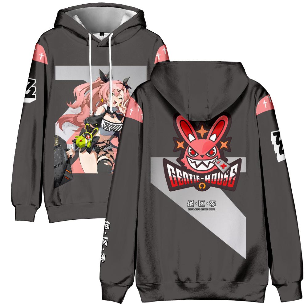 

Zenless Zone Zero Hoodie Streetwear Cartoon Printed Hooded Sweatshirt Men Women Cosplay Sports Pullovers XXS