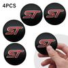 Car Sticker Ford 4PCS 56mm Car Wheel Hub Center Caps Sticker Emblem Decal For Ford Focus 2 3 MK3 MK4 ST Fiesta Kuga Explorer Mon