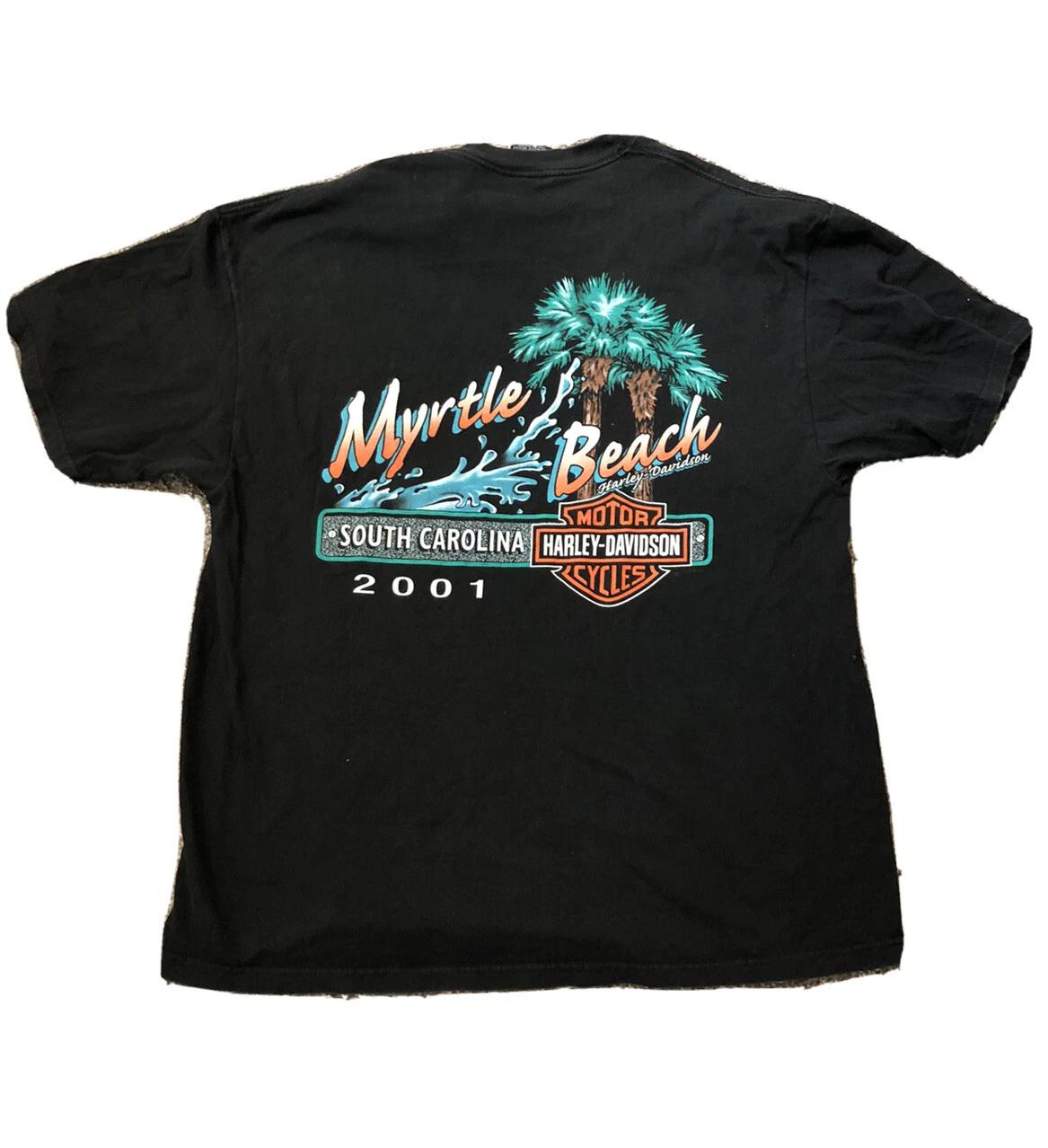 vintage harley davidson ride to die t shirt black men xl 90s L