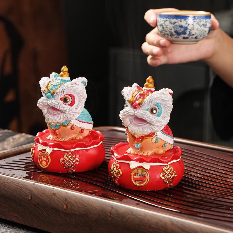 Guochao Color-Changing Lion Dance Tea Pet