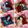The GGhost Nocturne Pillow Case Antidustmite Pillowcase Invisible Zipper Silky Short Plush Sofa Cushion Cover