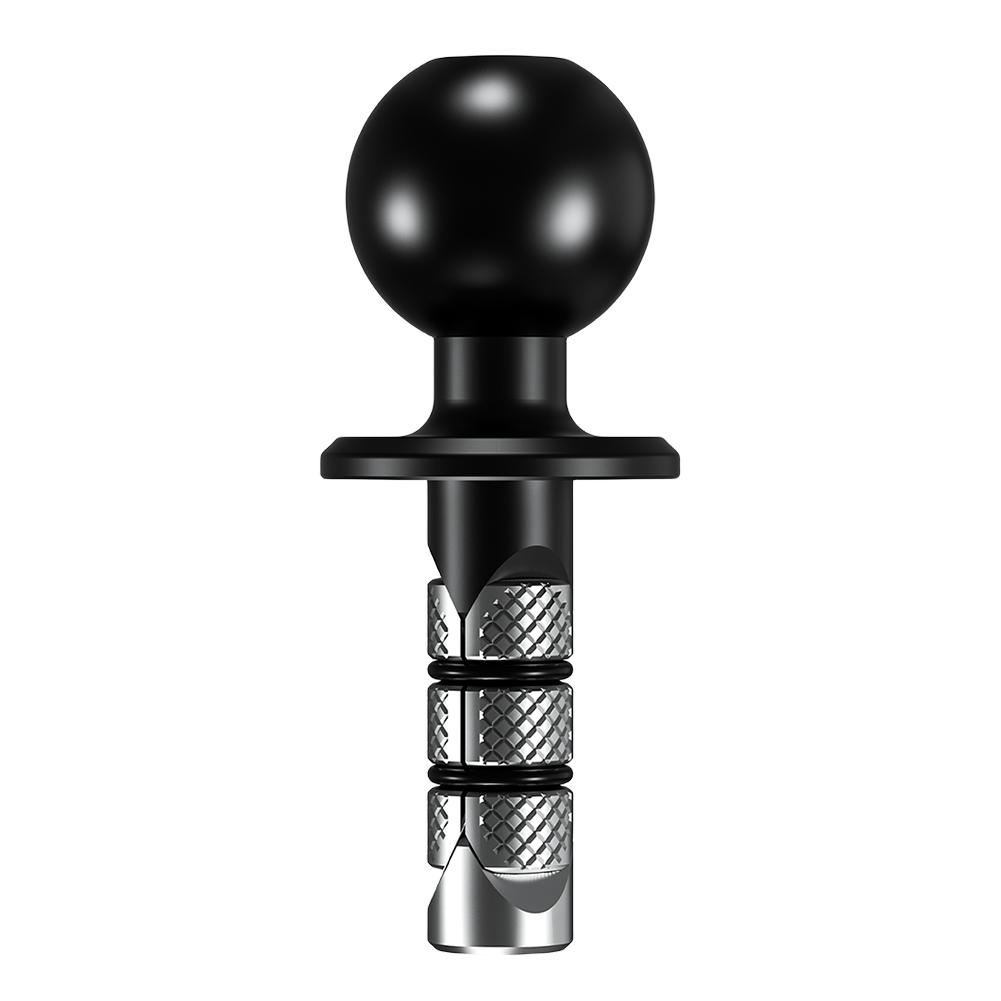 Motorcycle Fork Stem Mount Aluminum Alloy Ball Mount Adapter 17mm 25mm Front Fork Bar Ball Head Anti-theft for Motorbike Bicycle