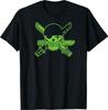 One Piece Anime Green Roronoa Zoro Jolly Roger TShirt
