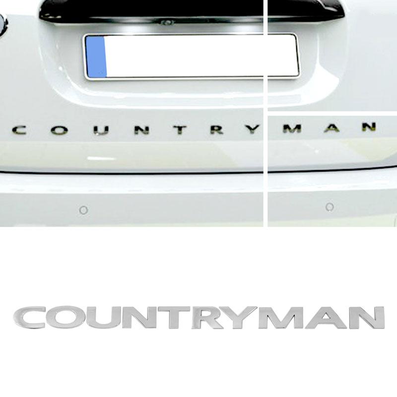 For Mini Cooper S JCW R56 R53 R60 F56 Countryman Clubman Paceman Logo Car Rear Body Tailgate Fender Door Adhesive Badge Sticker 69sd