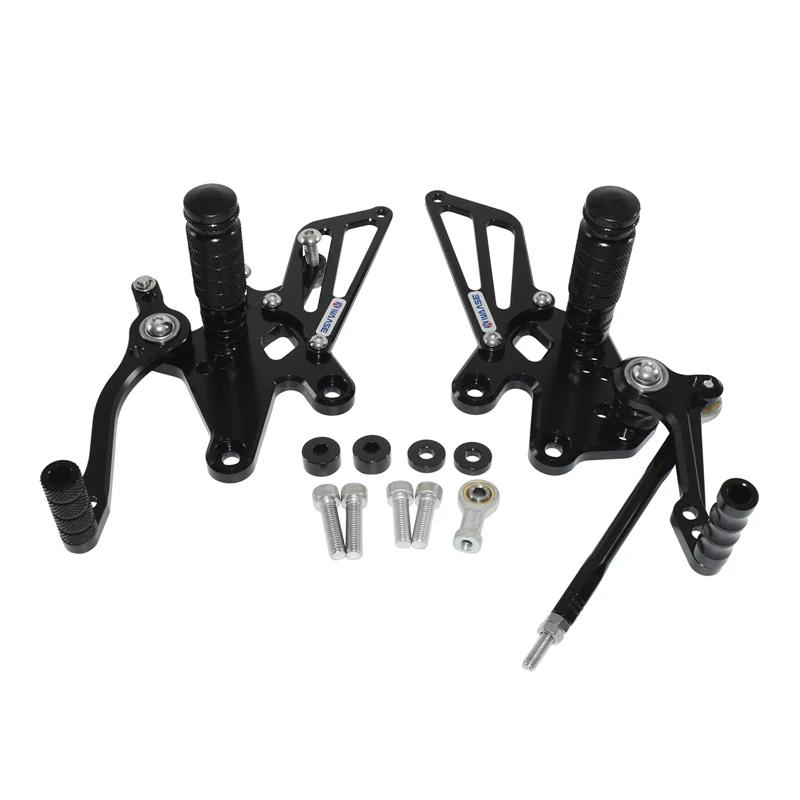 Motorbike Adjustable Driver Rear Sets Rearset Footrest Foot Rest Pegs For Kawasaki Ninja 250R EX 250 R 2008 2009 2010 2011 2012
