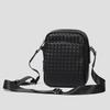 TS JYL laptop bag,Handmade Woven Men Crossbody Bag Korean Style Casual Small Shoulder Bag