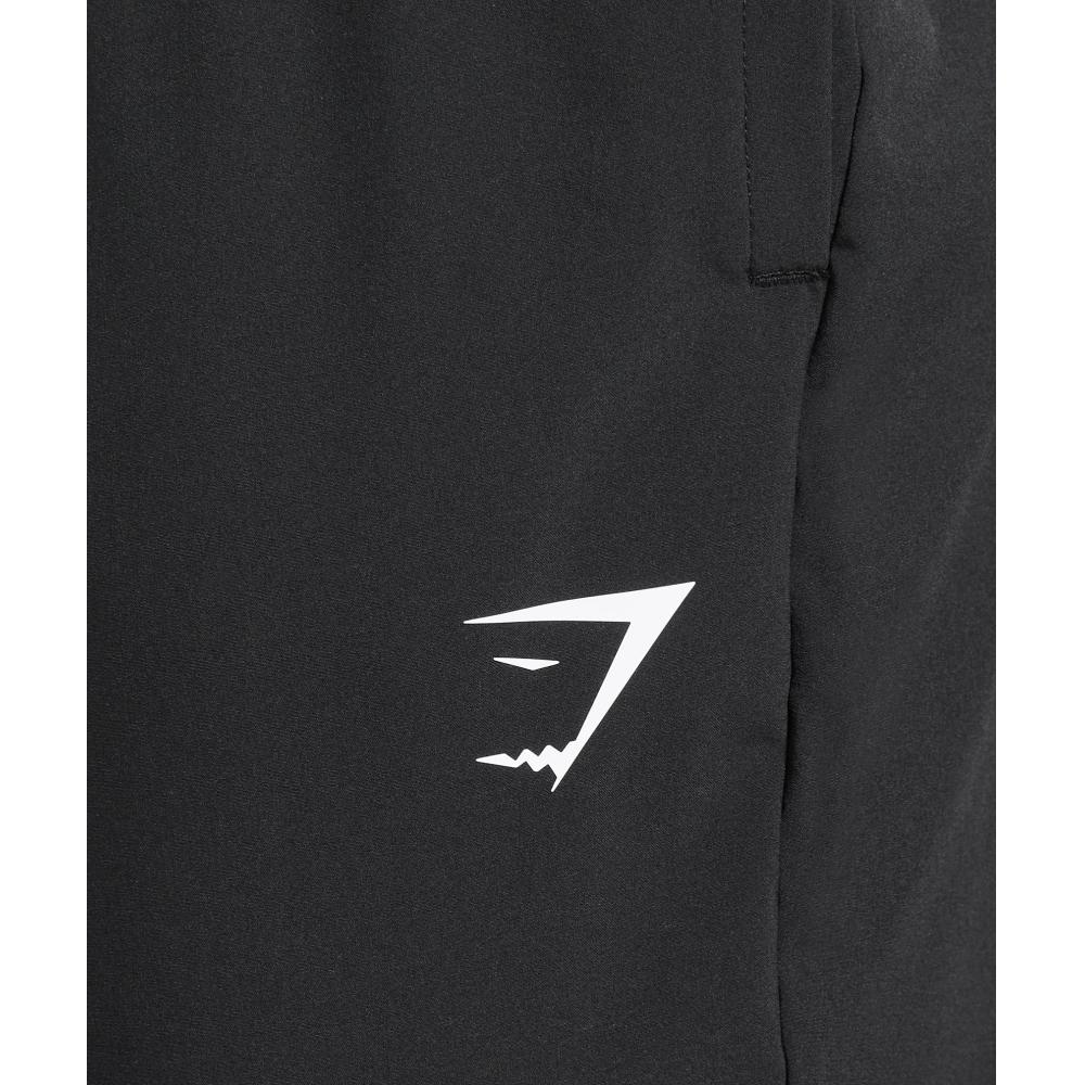 Gymshark Arrival Woven Tall Joggers Czarne A1c9e Bb2j