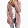 Vintage Loose Knitwear Cardigan Solid Color V-Neck Long Sleeve Sweater Autumn Winter Top