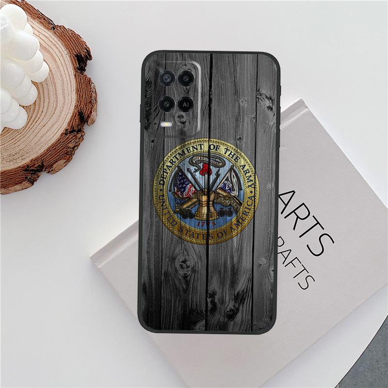 

U.S Army Flag Case For Oppo A60 A74 A94 A54 A18 A38 A58 A78 A98 A40 A80 A16 A76 A96 A15 A57S A17 A77 Cover OPPO A91