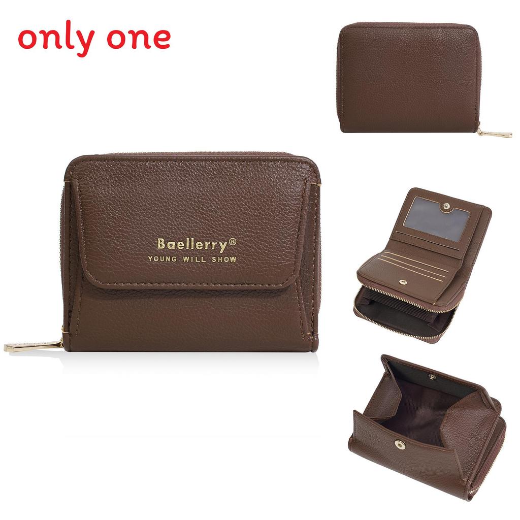 Fashionable And Minimalist Short Wallet With Letter Printing Design For Daily Use And Wearresistant Durability