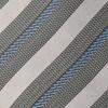 [Comme Ca Ism] Textured Weave Regimental Stripe Necktie 47-06NK06-205 Gray F