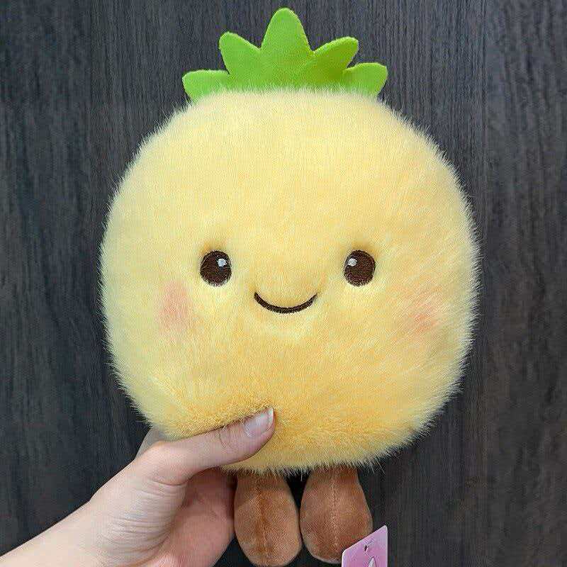 Plush Fruit Toy Collection Soft Stuffed Animal For Kids Gift Convenience