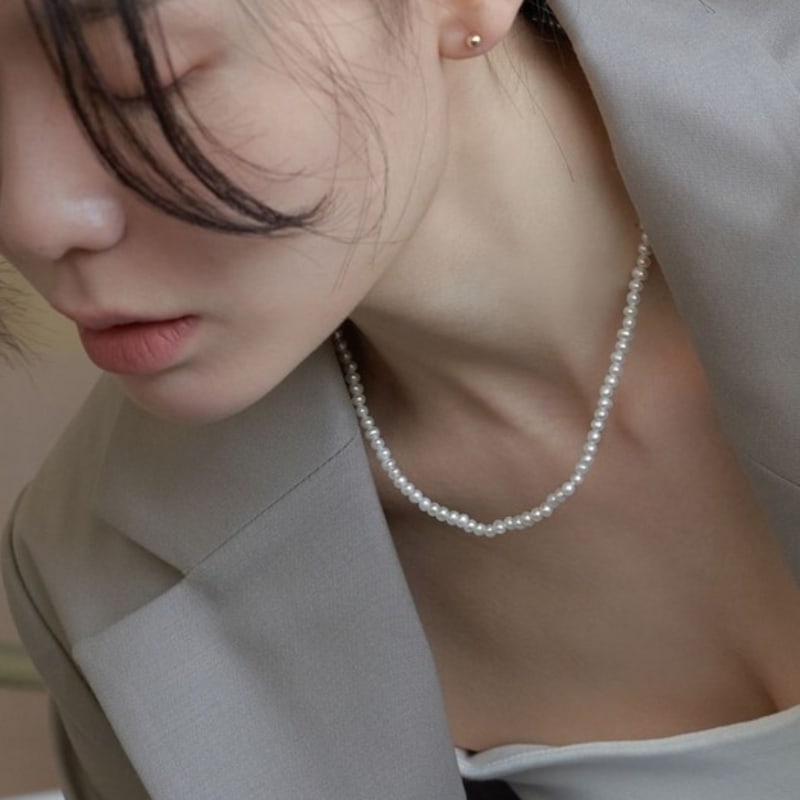 Aube De Moi Daily Pearl Necklace (4mm)