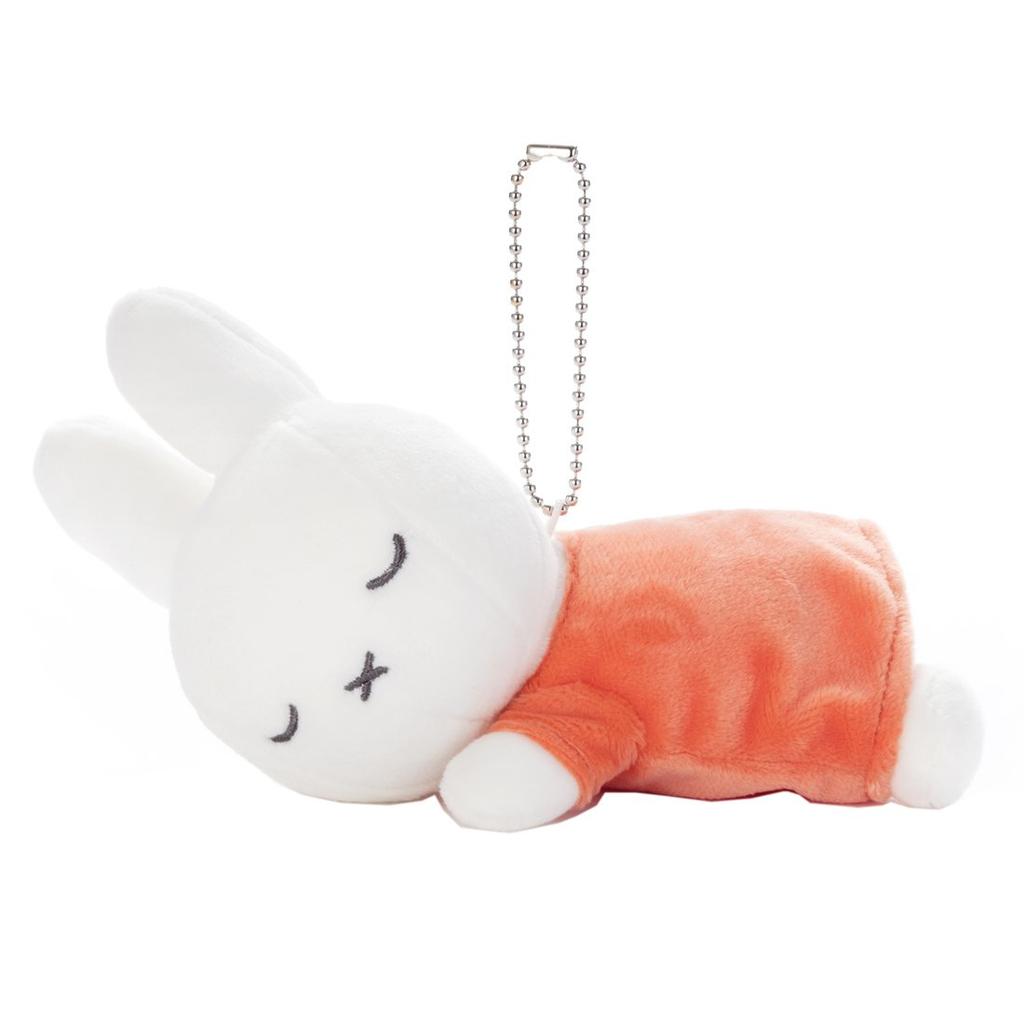 Bruna Sleeping Friend Ball Chain Mascot Miffy Width 16cm approx.