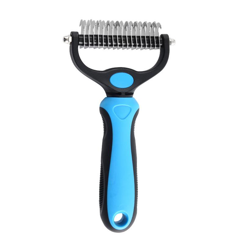 Pet Grooming Comb for Cats And Dogs One Click Pet Hair Remover Comb Removes Loose Fur Fast Cat Hair Remover for All BreedsProfes