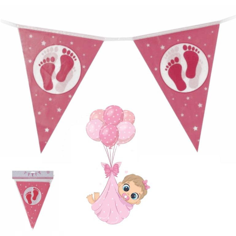 Birth Garland for Newborn, Baby Shower Decoration, 3.5 M