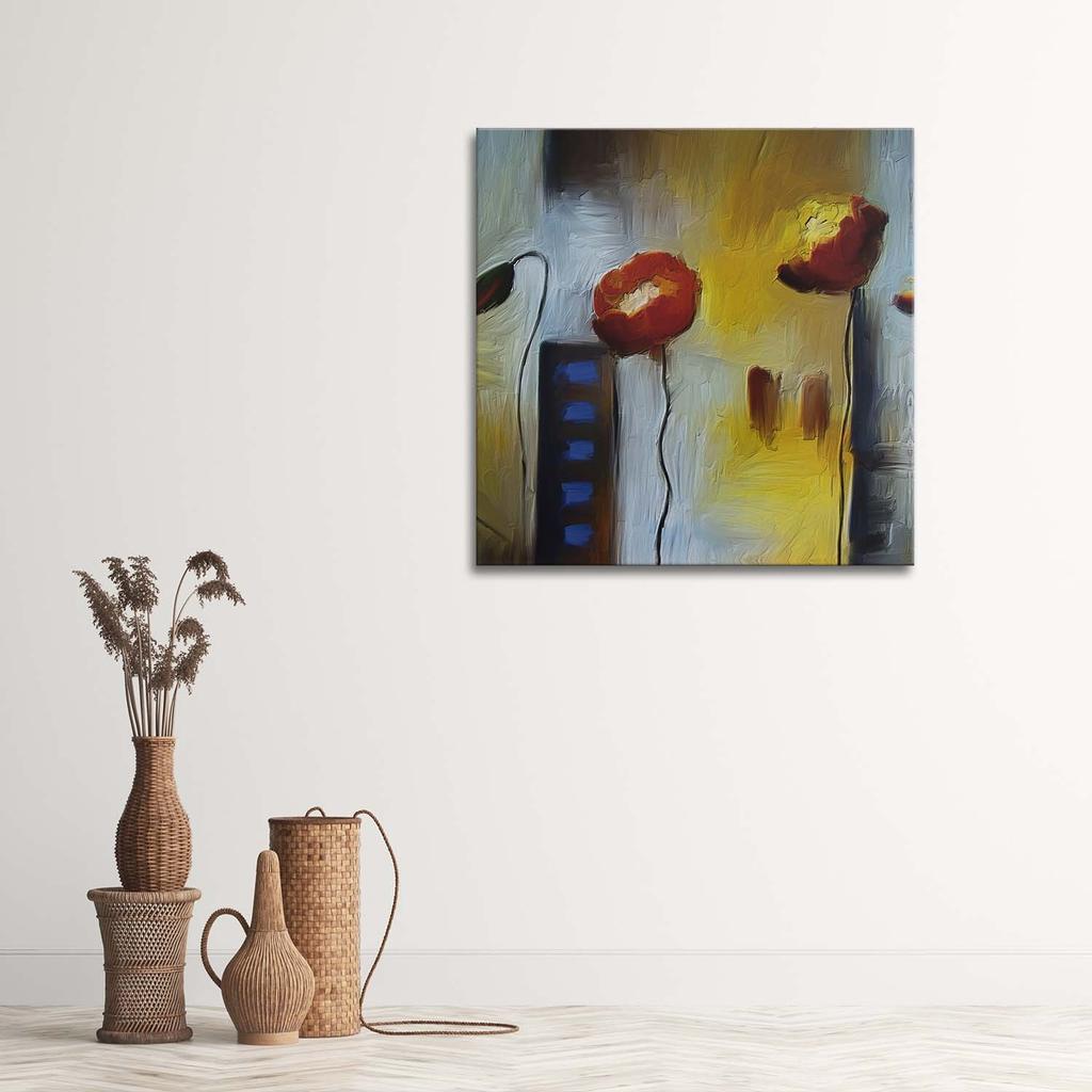 Canvas Print Poppies Nature