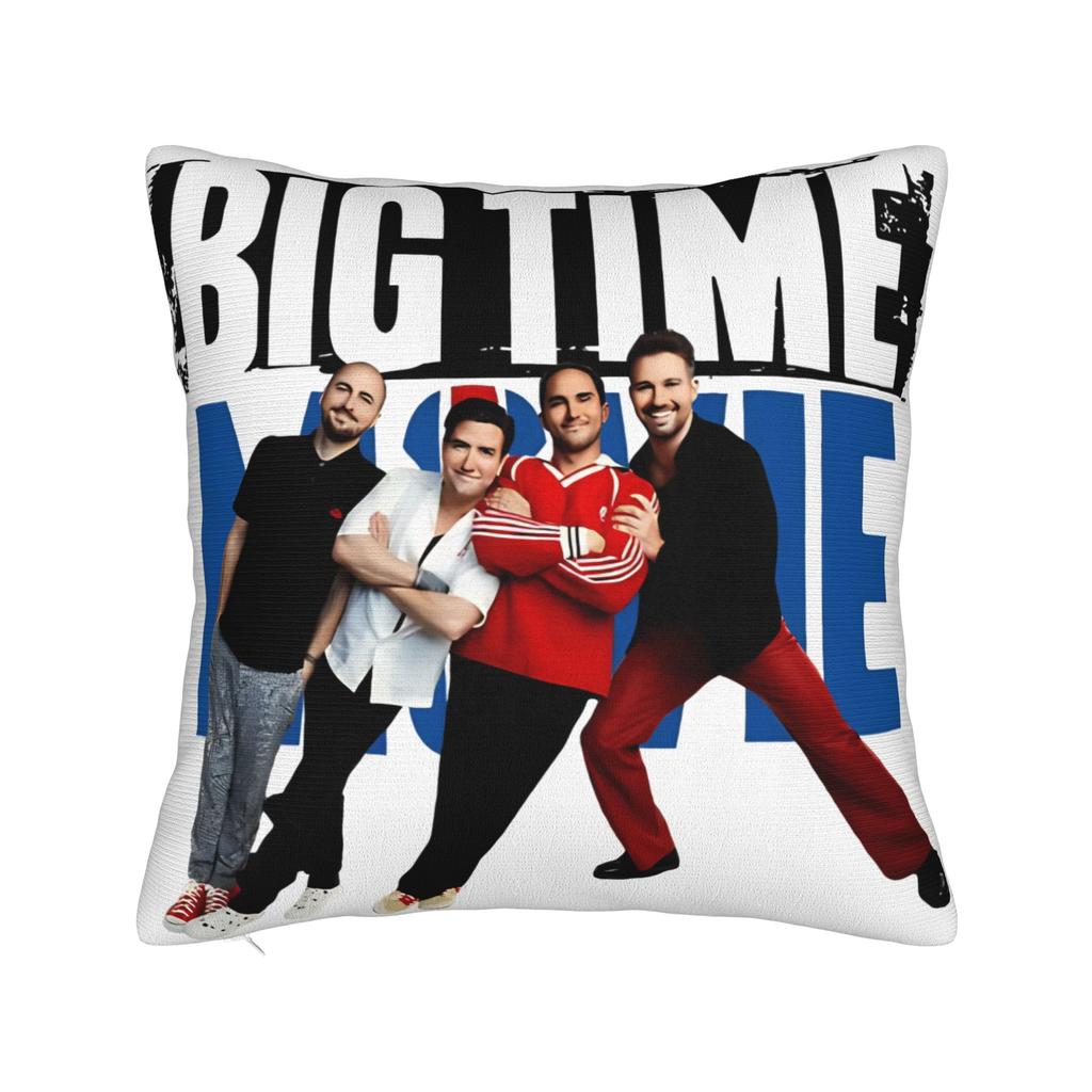 Decorative Pillowcases BTR IN REAL LIFE WORLDWIDE 2025 TOUR Big Time Rush Car Throw Pillow Case Cover Square Multi Size