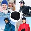 Fashion Winter Warm Beanies Hats Windproof Polar Fleece Warm Caps Thermal Unisex Skullies Hat for Outdoor Running Cycling Skiing
