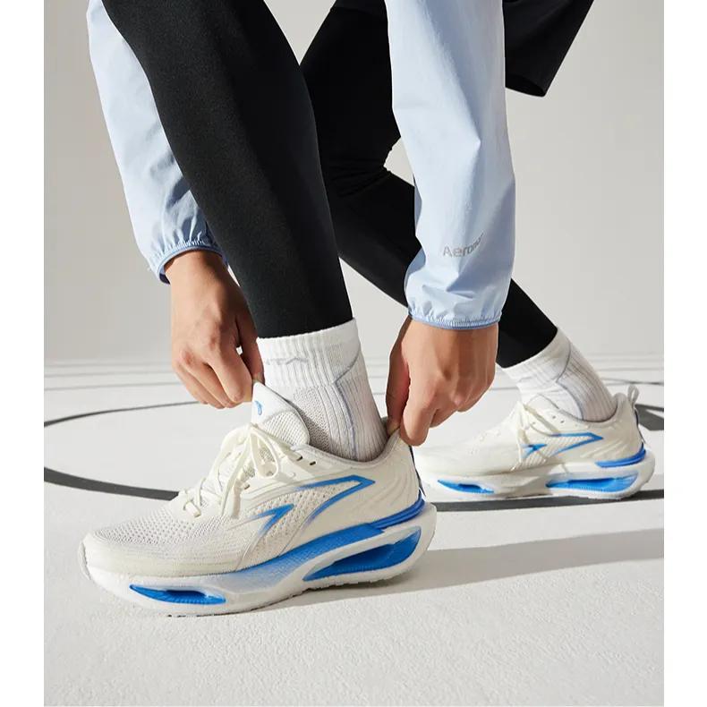 Anta Wormhole Low top Running Shoes Men's White Blue (Unisex) Running Shoes 112435543 1