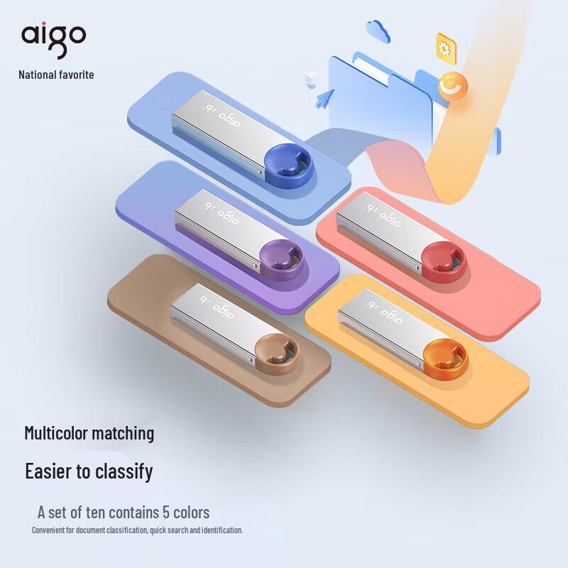 Aigo U212 16GB USB 2.0 Metal Mini Flash Drive