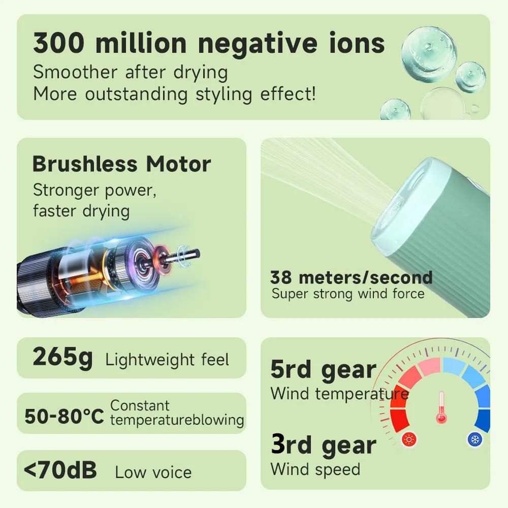 For Pet Hair Dryer High Power Silent Hair Blowing Artifact Large And Small Dog Water Blower Special For Dogs