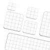 6Pcs Stamp Blocks DIY Ornament Universal with Grid Lines Durable Set Tool for Crafts