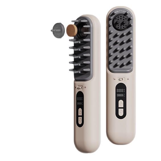 

Golden Rice Heated Handheld Scalp Massager Comb for Elders