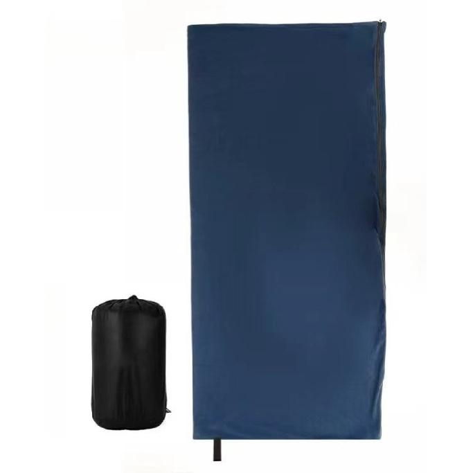 

Fleece Sleeping Bag Camping Dirt-Proof Sleeping Bag Liner Nap Summer Lightweight All-Season Universal Inner Lining Polar Fleece Sleeping Bag Single velvet navy blue