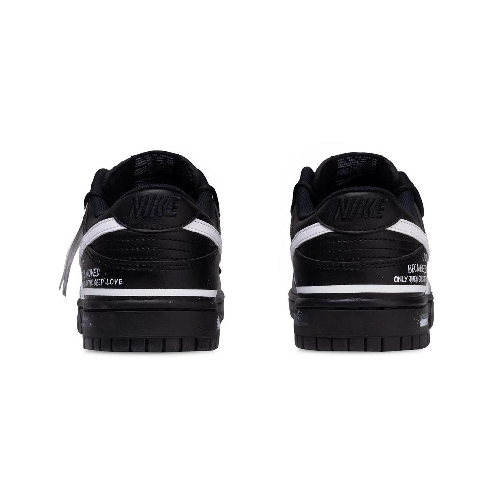 Nike Dunk Moment Of Blank Low Top Skateboard Shoes Men's Black White IO7606-010(Team691-)