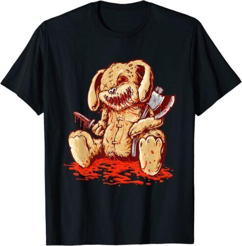 NEW LIMITED Creepy Bloody Rabbit Doll Scary Horror T-Shirt XXXXL