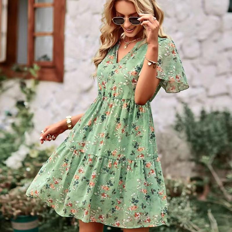 Платье с цветочным принтом — фото 13