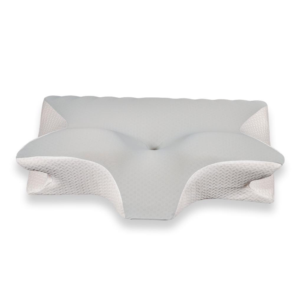 Cross-Border Slow-Rebound Memory Foam Ox Horn Neck Support Pillow
