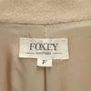 FOXEY Made in Japan Cashmere Blend Jacket F beige Women Used
