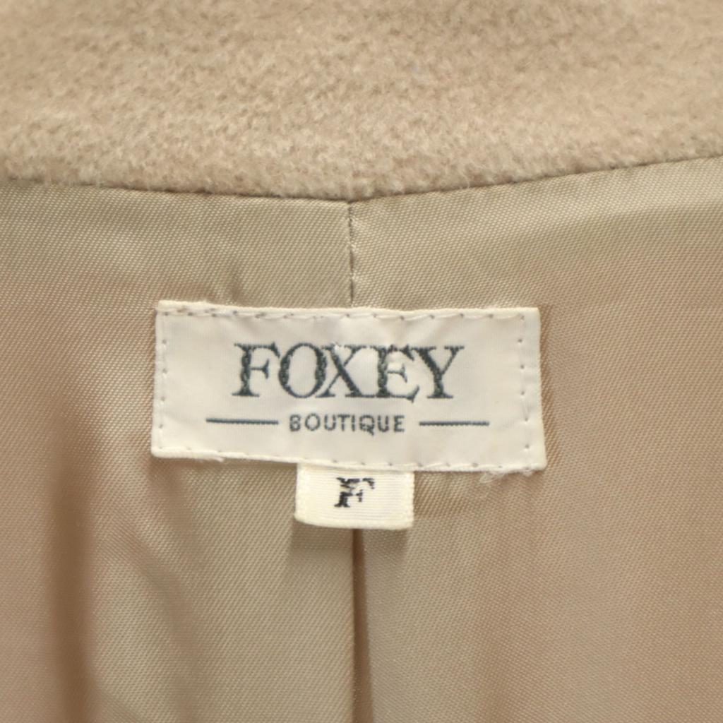 FOXEY Made in Japan Cashmere Blend Jacket F beige Women Used