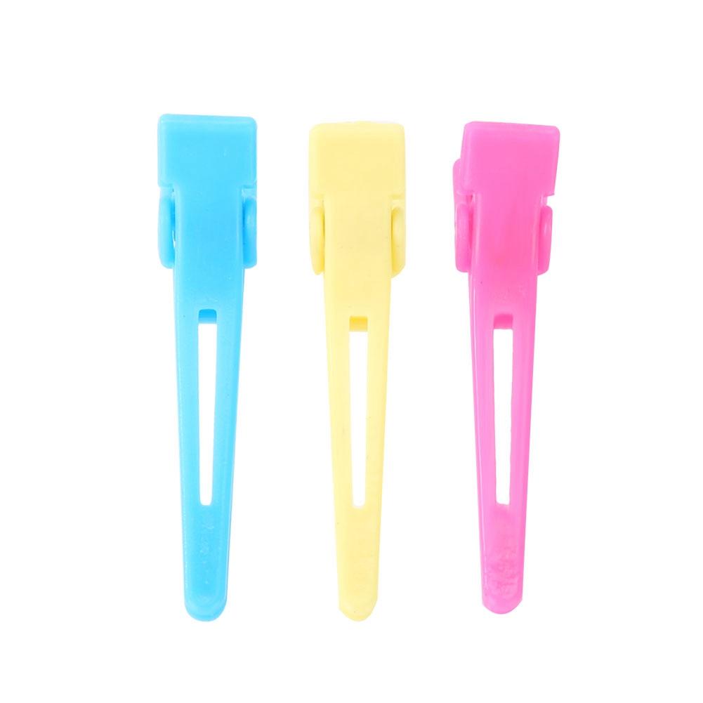60Pcs/Pack Salon Hair Clip Colorful Barrette Hairpin for Hair Dyeing Haircut Styling