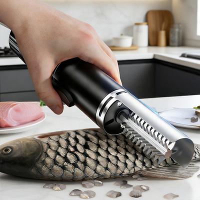 Electric Fish Scaler Rechargeable Waterproof Adjustable Cordless Fish Scale Remover Cleaner Portable Professional Fish Descaler Tools