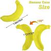 AEE4-Banana Case Cute Banana Protector Storage Box Portable Banana Holder For Lunch Boxes, BPA-Free Fruit Container