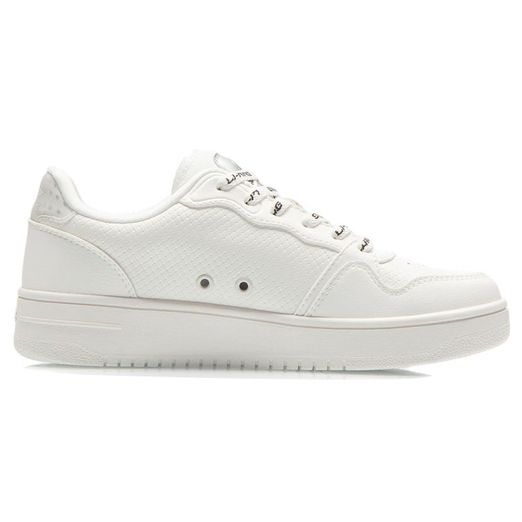 Li-Ning Classic Lightweight Breathable Non-Slip Wear-Resistant Low-Top Skate Shoes Women sneaker Cloud-White AGCR342-4