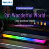 Philips SPA6119 Desktop Laptop Bluetooth Gaming Speaker with RGB Lighting
